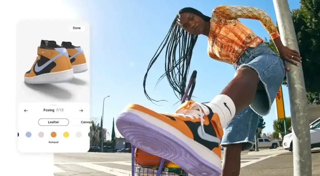 Imagem campanha Nike By You