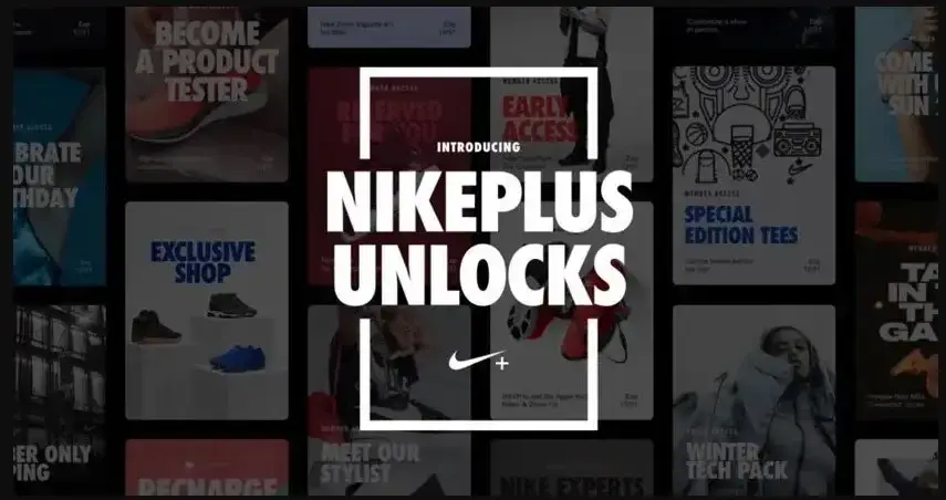 Banner campanha Nike Plus Unlocks